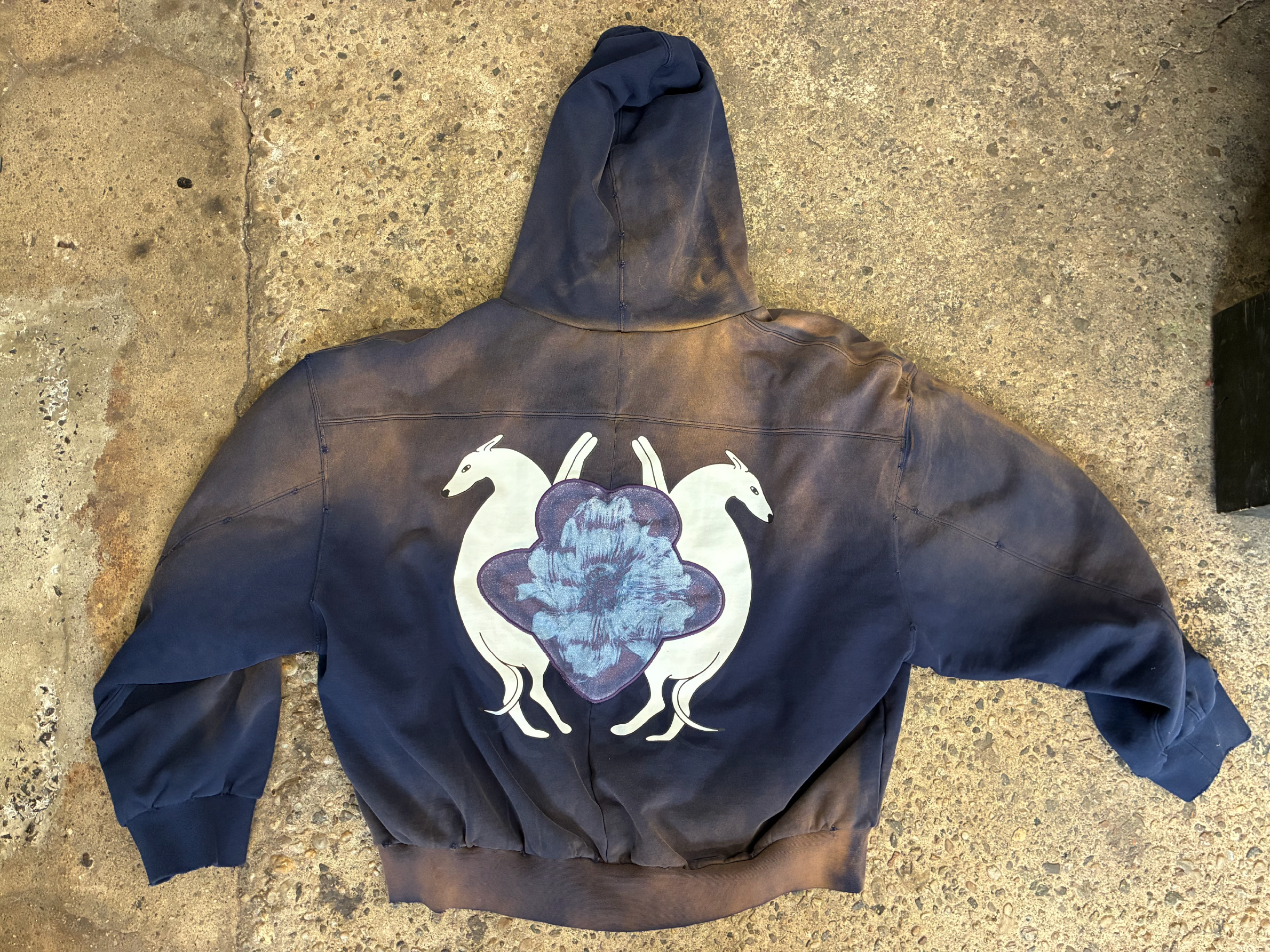Indigo Blue Hoodie